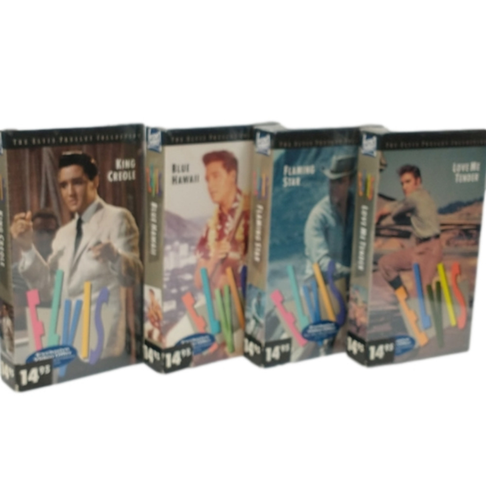 Elvis Presley VHS Bundle 4 Tapes! New Sealed!
